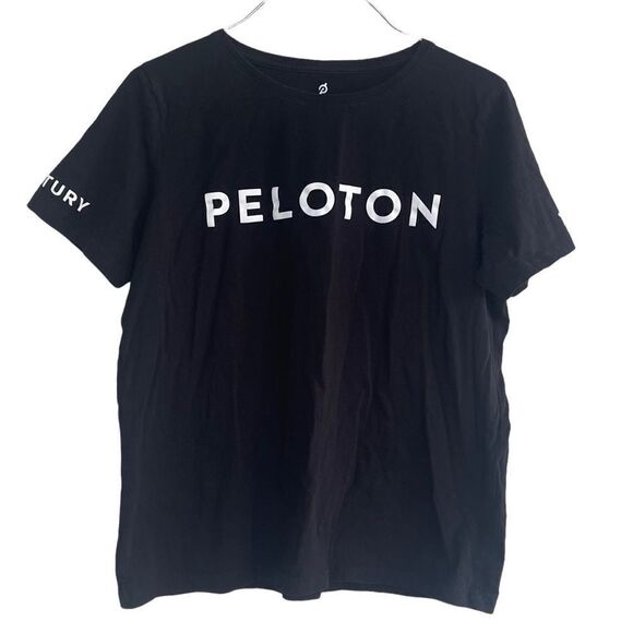 Peloton Black Logo Century Shirt Womens Size Medium - Picture 1 of 10